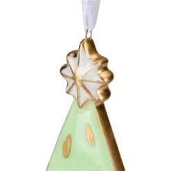 Northlight 4.5-in Green And Gold Christmas Tree Hanging Ornament -Northlight Paradise 331054693 AlternateImage2 l