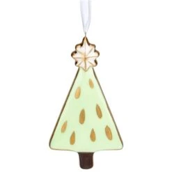 Northlight 4.5-in Green And Gold Christmas Tree Hanging Ornament -Northlight Paradise 331054693 MainImage 001 l