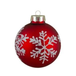 Northlight 1.75-in Red Glass Christmas Ornaments - Set Of 12 -Northlight Paradise 331054706 AlternateImage2 l