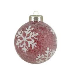 Northlight 1.75-in Red Glass Christmas Ornaments - Set Of 12 -Northlight Paradise 331054706 AlternateImage4 l