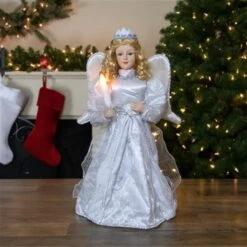 Northlight 24-in Lighted Standing Animated Angel Musical Christmas Figure