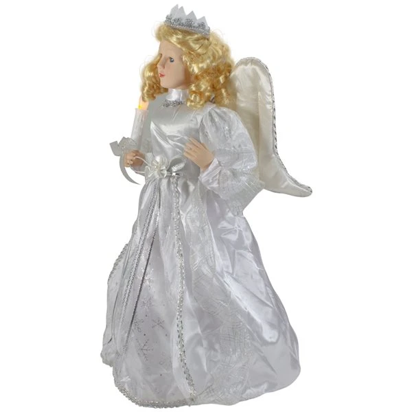Northlight 24-in Lighted Standing Animated Angel Musical Christmas Figure 7 Northlight 24-in Lighted Standing Animated Angel Musical Christmas Figure - Image 5