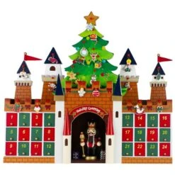 Northlight 20.5-in Nutcracker Castle Christmas Advent Calendar -Northlight Paradise 331054712 AlternateImage4 l