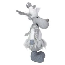 Northlight 12.5-in Grey And White Standing Moose Tabletop Christmas Decoration 9 Northlight 12.5-in Grey And White Standing Moose Tabletop Christmas Decoration -Northlight Paradise 331054713 AlternateImage3 l