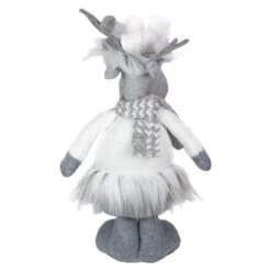 Northlight 12.5-in Grey And White Standing Moose Tabletop Christmas Decoration 11 Northlight 12.5-in Grey And White Standing Moose Tabletop Christmas Decoration -Northlight Paradise 331054713 AlternateImage4 l