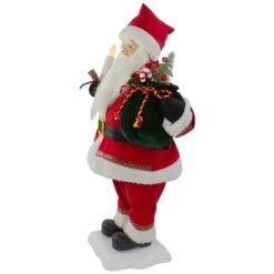 Northlight 24-in Animated Santa Claus With Lighted Candle Musical Christmas Figure -Northlight Paradise 331054717 AlternateImage3 l