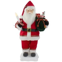 Northlight 24-in Animated Santa Claus With Lighted Candle Musical Christmas Figure -Northlight Paradise 331054717 MainImage 001 l