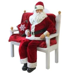 Northlight Huge 6 Foot Life-Size Plush Christmas Santa Claus Figure -Northlight Paradise 331054722 AlternateImage1 l