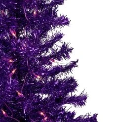 Northlight 6-ft Pre-Lit Purple Artificial Tinsel Christmas Tree Clear Lights 10 Northlight 6-ft Pre-Lit Purple Artificial Tinsel Christmas Tree Clear Lights -Northlight Paradise 331054728 AlternateImage3 l