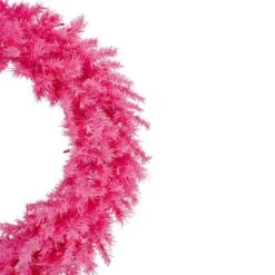Northlight 36-in Pre-Lit Pink Spruce Artificial Christmas Wreath - Pink Lights 8 Northlight 36-in Pre-Lit Pink Spruce Artificial Christmas Wreath - Pink Lights -Northlight Paradise 331054729 AlternateImage3 l