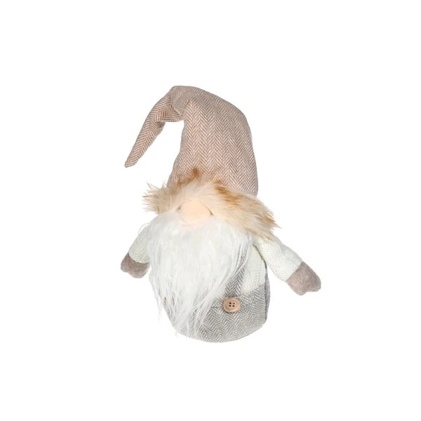 IH Casa Decor Beige/White Gnome Christmas Decoration 3 IH Casa Decor Beige/White Gnome Christmas Decoration