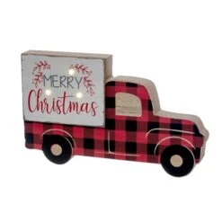 IH Casa Decor LED Wood Truck Block (Merry Christmas)