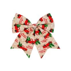 IH Casa Decor Red Truck Christmas Bow - Set Of 6