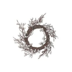 IH Casa Decor Indoor Berry Twig Artificial Christmas Wreath