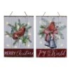 IH Casa Decor Assorted Cardinal Christmas Wall Signs - Set Of 2 -Northlight Paradise 331056317 MainImage 001 l