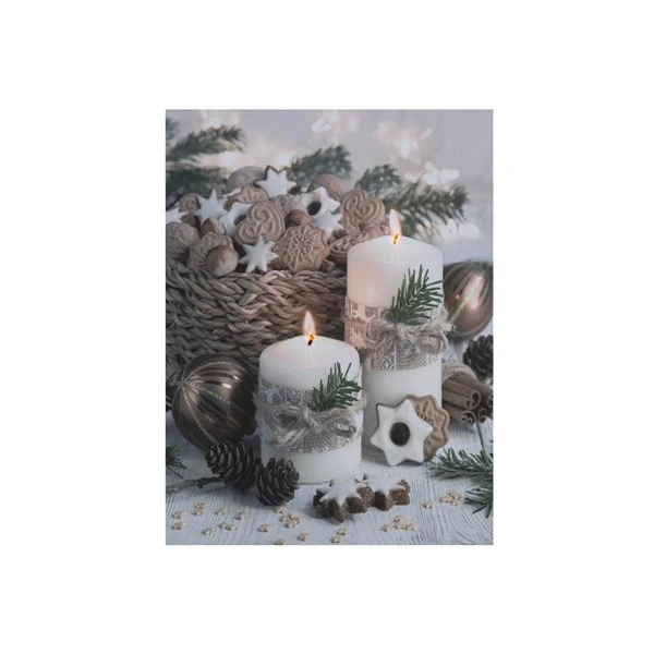 IH Casa Decor 12-in X 16-in LED Candle Decor Christmas Canvas Wall Art 3 IH Casa Decor 12-in X 16-in LED Candle Decor Christmas Canvas Wall Art