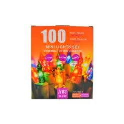 IH Casa Decor 100-Light 22.95-ft Multicolour Indoor/Outdoor Mini Christmas String Lights