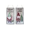IH Casa Decor Assorted Gnome Wooden Christmas Wall Signs - Set Of 2