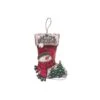 IH Casa Decor "Welcome Friends" Snowman Stocking Shaped Wooden Christmas Wall Sign -Northlight Paradise 331056378 MainImage 001 l