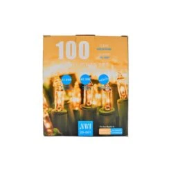 IH Casa Decor 100-Light 22.95-ft Clear White Indoor/Outdoor Mini Christmas String Lights