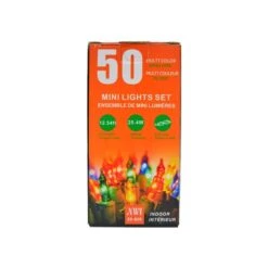 IH Casa Decor 50-Light 12.54-ft Multicolour Indoor Mini Christmas String Lights