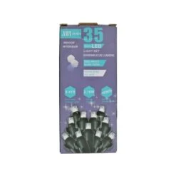 IH Casa Decor 35-Light 9.41-ft Cool White LED Indoor Christmas String Lights