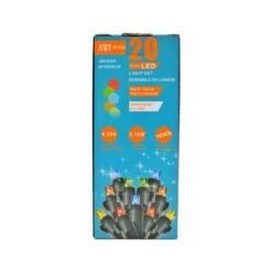 IH Casa Decor 20-Light 6.29-ft Multicolour LED Indoor Christmas String Lights