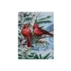 IH Casa Decor 12-in X 16-in LED Two Cardinals Christmas Canvas Wall Art