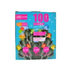 IH Casa Decor 100-Light 22.95-ft Multicolour LED Indoor/Outdoor Christmas String Lights