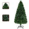Costway 5-ft Pre-Lit Fibre Optic Artificial PVC Christmas Tree With Metal Stand