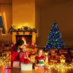 Costway 4-ft Pre-Lit Artificial Christmas Tree Premium Hinged With 100 LED Lights And Stand 11 Costway 4-ft Pre-Lit Artificial Christmas Tree Premium Hinged With 100 LED Lights And Stand -Northlight Paradise 331060007 AlternateImage3 l