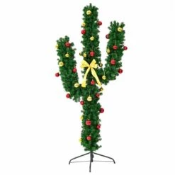 Costway 6-ft Pre-Lit Cactus Artificial Christmas Tree With LED Lights And Ball Ornaments 9 Costway 6-ft Pre-Lit Cactus Artificial Christmas Tree With LED Lights And Ball Ornaments -Northlight Paradise 331060015 MainImage 001 l