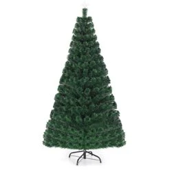 Costway 7-ft Pre-Lit Fibre Optic Artificial Christmas Tree With 280 LED Lights And Top Star 11 Costway 7-ft Pre-Lit Fibre Optic Artificial Christmas Tree With 280 LED Lights And Top Star -Northlight Paradise 331060035 MainImage 001 l