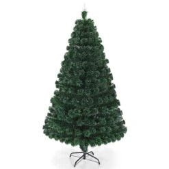 Costway 7-ft Pre-Lit Artificial Christmas Tree Fibre Optic With Multicolour LED Lights And Stand -Northlight Paradise 331060061 MainImage 001 l