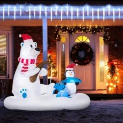 Outsunny 6-ft Inflatable Christmas Polar Bear With LED -Northlight Paradise 331061743 AlternateImage1 l