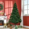 HOMCOM 7-ft Indoor Christmas Tree With Fireproof Leaf And Metal Stand -Northlight Paradise 331061751 AlternateImage1 l