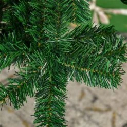 HOMCOM 7-ft Indoor Christmas Tree With Fireproof Leaf And Metal Stand -Northlight Paradise 331061751 AlternateImage4 l