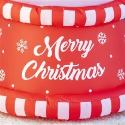 Outsunny 8-ft Christmas Inflatable Snowman With LED 10 Outsunny 8-ft Christmas Inflatable Snowman With LED -Northlight Paradise 331061752 AlternateImage3 l