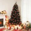 HOMCOM 6-ft Artificial Christmas Tree Home Decoration With Automatic Open - Black 1 HOMCOM 6-ft Artificial Christmas Tree Home Decoration With Automatic Open - Black -Northlight Paradise 331061759 AlternateImage1 l