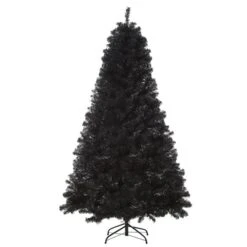 HOMCOM 6-ft Artificial Christmas Tree Home Decoration With Automatic Open - Black -Northlight Paradise 331061759 MainImage 001 l