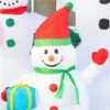 HOMCOM 7-ft Inflatable Christmas Snowman Family With LED 2 HOMCOM 7-ft Inflatable Christmas Snowman Family With LED -Northlight Paradise 331061765 AlternateImage3 l