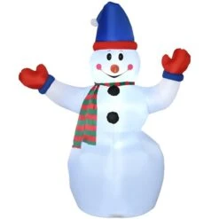 Outsunny 8-ft Inflatable Christmas Snowman 9 Outsunny 8-ft Inflatable Christmas Snowman -Northlight Paradise 331061767 MainImage 001 l