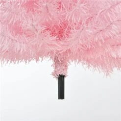 HOMCOM 7-ft Artificial Christmas Tree Xmas Holiday Pencil Tree Home - Pink -Northlight Paradise 331061774 AlternateImage4 l