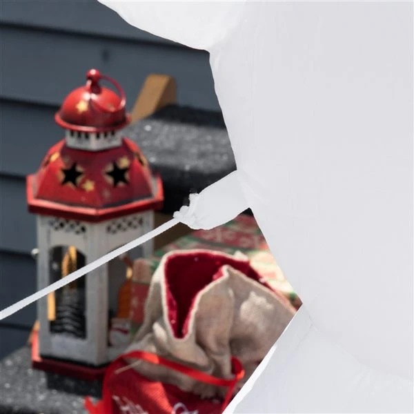 Outsunny 8-ft Outdoor Inflatable Christmas Snowman 5 Outsunny 8-ft Outdoor Inflatable Christmas Snowman - Image 3