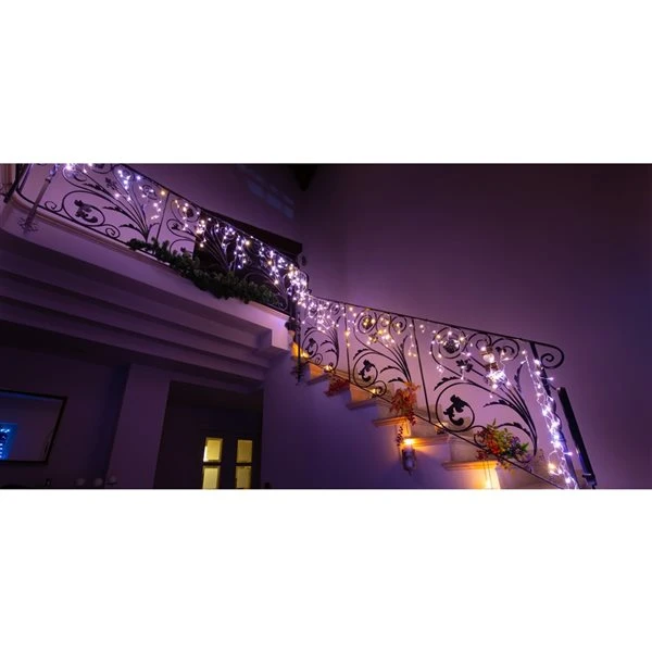 Twinkly Multi-function Gold Mini LED Electrical Outlet Christmas Icicle Lights Timer 4 Twinkly Multi-function Gold Mini LED Electrical Outlet Christmas Icicle Lights Timer - Image 2