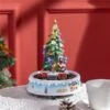 HomCom Lighted Animated Green Christmas Tree With Base -Northlight Paradise 331063433 AlternateImage1 l