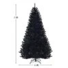 Costway 7.5-ft Hinged Artificial Halloween Christmas Tree Full Tree With Metal Stand In Black 2 Costway 7.5-ft Hinged Artificial Halloween Christmas Tree Full Tree With Metal Stand In Black -Northlight Paradise 331065156 AlternateImage1 l