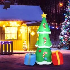 Costway 6-ft Internal Light Inflatable Christmas Tree With Gift Boxes -Northlight Paradise 331065159 AlternateImage2 l