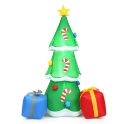 Costway 6-ft Internal Light Inflatable Christmas Tree With Gift Boxes -Northlight Paradise 331065159 MainImage 001 l