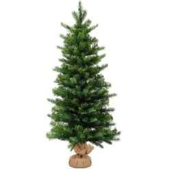 Costway 3-ft Pre-Lit Spruce Tabletop Christmas Tree Battery Operated With Lights And Timer -Northlight Paradise 331065167 MainImage 001 l